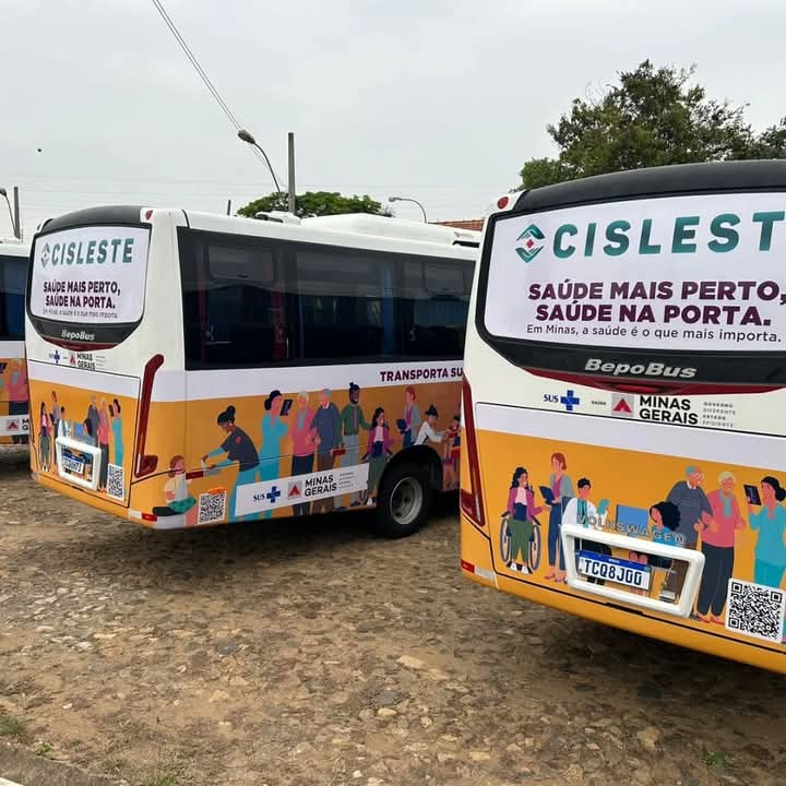 CISLESTE Comemora Aquisição de 5 Novos Ônibus para Melhorar o Transporte de Pacientes.